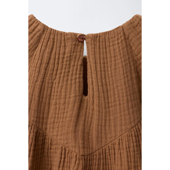 ПЛАТЬЕ ИЗ ЖАТОЙ ТКАНИ