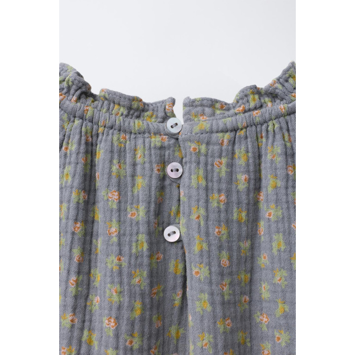 ПЛАТЬЕ ИЗ БАМБУКА С ЦВЕТОЧНЫМ ПРИНТОМ