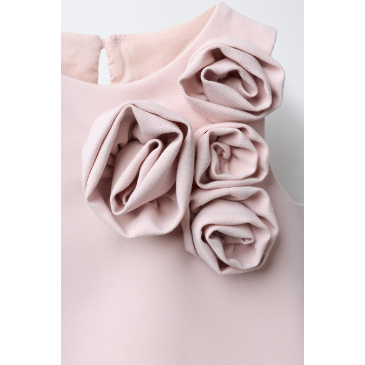 ПЛАТЬЕ С 3D ЦВЕТАМИ