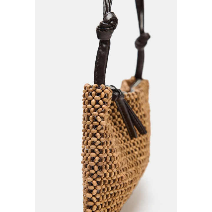 СУМКА С ПЛЕЧЕВЫМ РЕМНЕМ И БИСЕРОМ