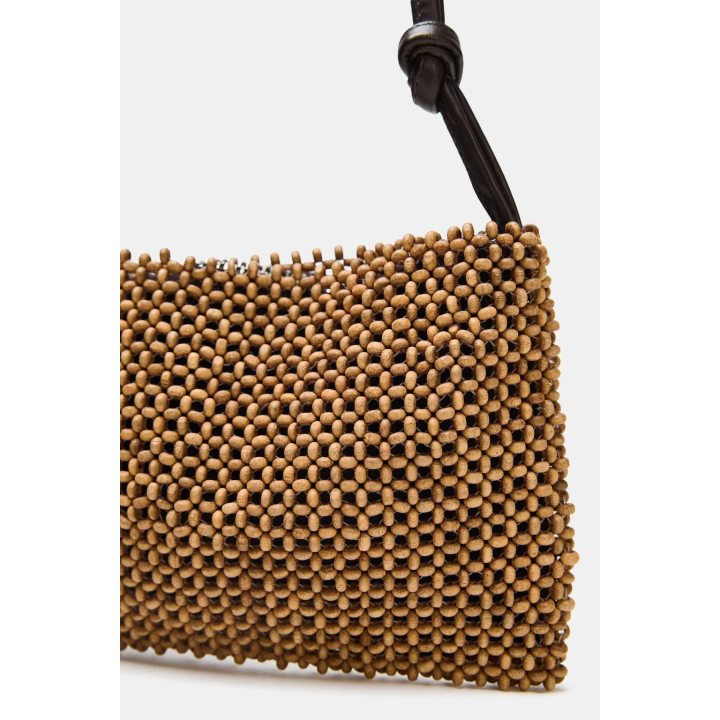 СУМКА С ПЛЕЧЕВЫМ РЕМНЕМ И БИСЕРОМ