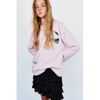 ЮБКА-ШОРТЫ В ПОЛОСКУ С БЛЕСТКАМИ