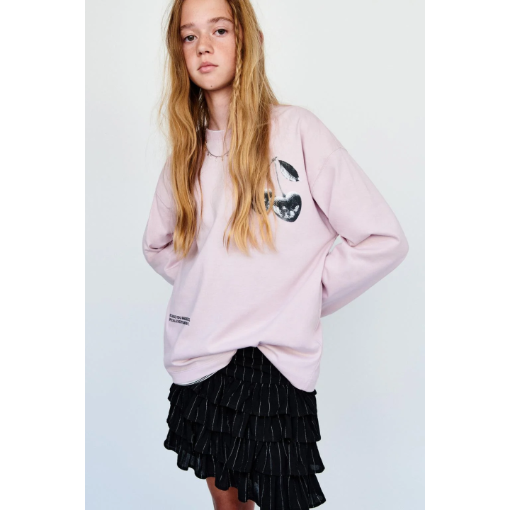 ЮБКА-ШОРТЫ В ПОЛОСКУ С БЛЕСТКАМИ