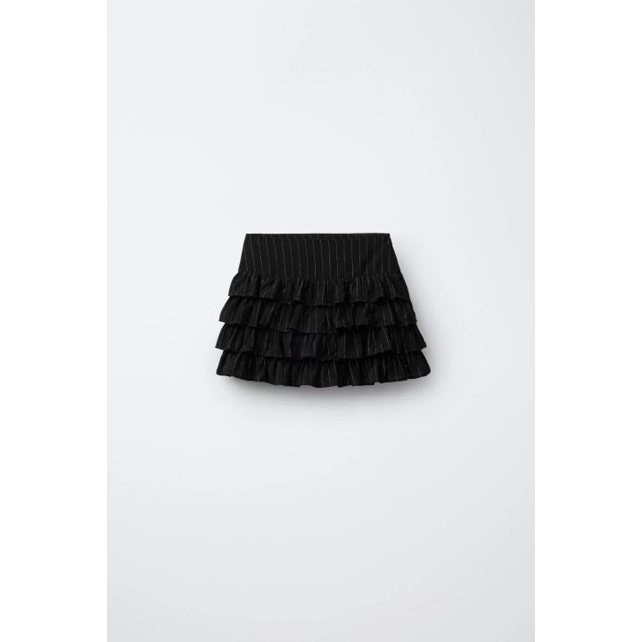 ЮБКА-ШОРТЫ В ПОЛОСКУ С БЛЕСТКАМИ