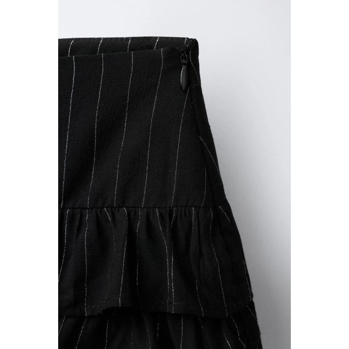 ЮБКА-ШОРТЫ В ПОЛОСКУ С БЛЕСТКАМИ