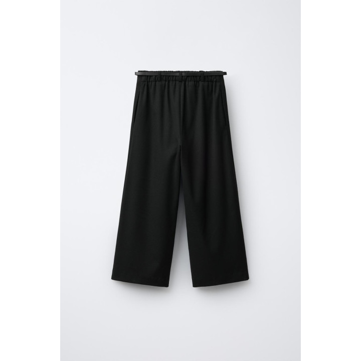 БРЮКИ-КЮЛОТЫ С ПОЯСОМ