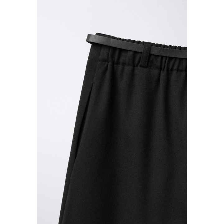 БРЮКИ-КЮЛОТЫ С ПОЯСОМ