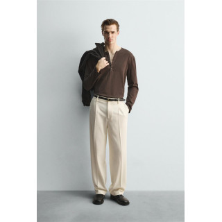 БРЮКИ ИЗ ФЛАНЕЛИ СО СКЛАДКАМИ — LIMITED EDITION