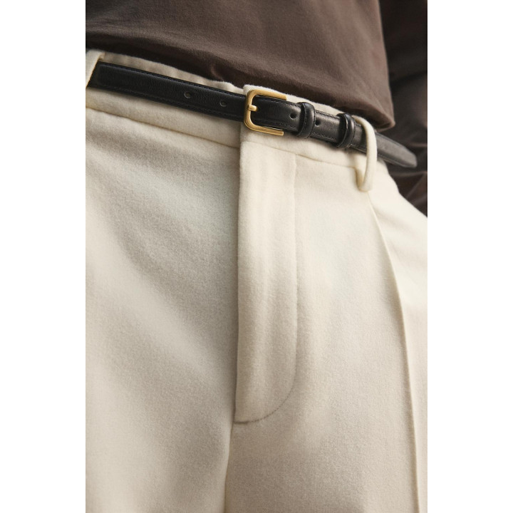 БРЮКИ ИЗ ФЛАНЕЛИ СО СКЛАДКАМИ — LIMITED EDITION