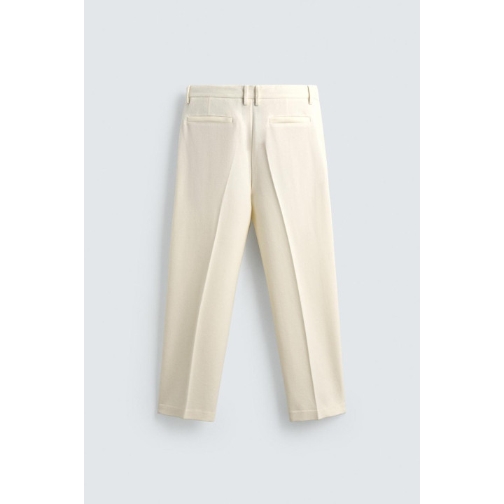 БРЮКИ ИЗ ФЛАНЕЛИ СО СКЛАДКАМИ — LIMITED EDITION