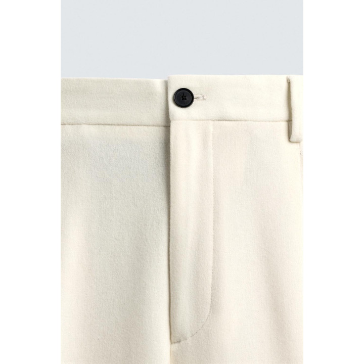 БРЮКИ ИЗ ФЛАНЕЛИ СО СКЛАДКАМИ — LIMITED EDITION