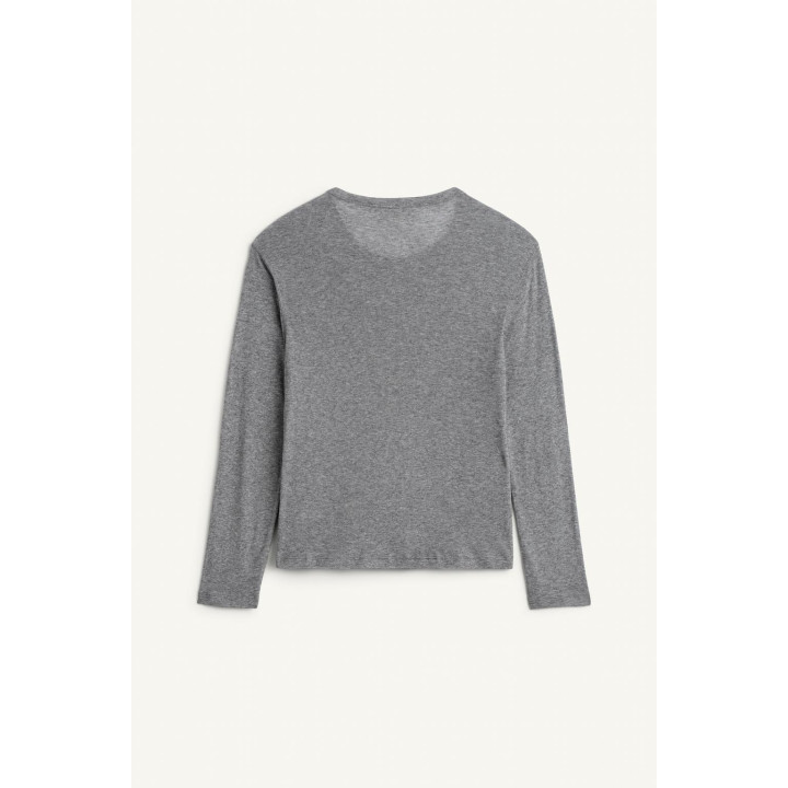 Длинное рукав тканевая сорочка