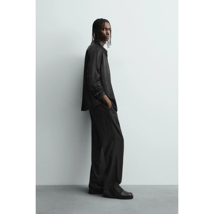 АТЛАСНАЯ РУБАШКА RELAXED FIT