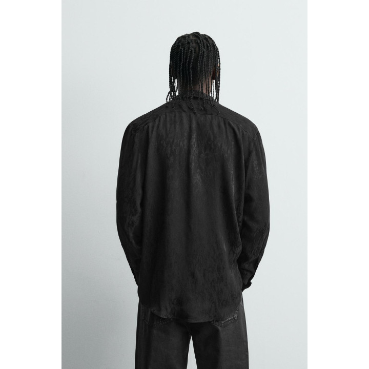 РУБАШКА СТРУЯЩЕГОСЯ ПОКРОЯ JACQUARD