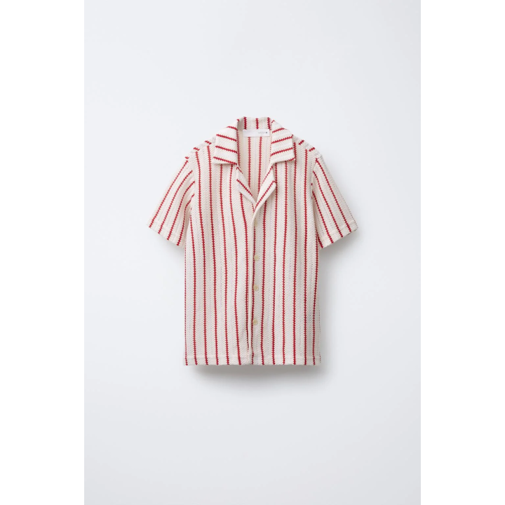 ТРИКОТАЖНАЯ РУБАШКА В ПОЛОСКУ