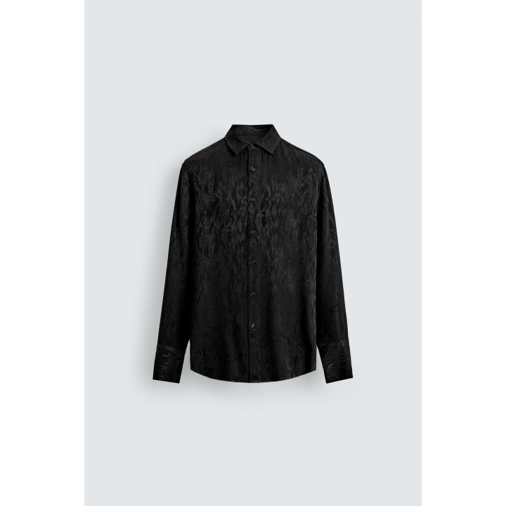 РУБАШКА СТРУЯЩЕГОСЯ ПОКРОЯ JACQUARD