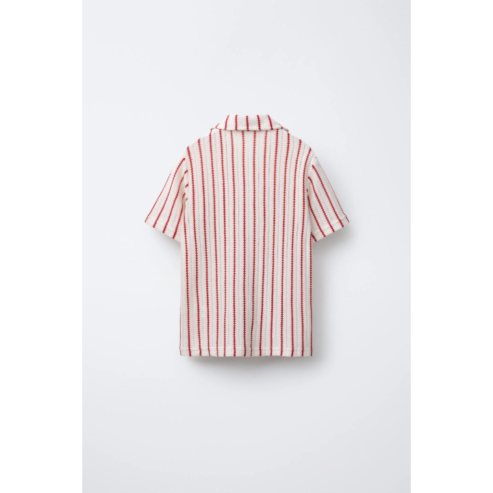 ТРИКОТАЖНАЯ РУБАШКА В ПОЛОСКУ