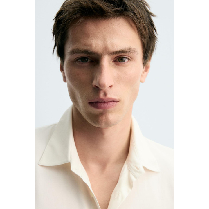 РУБАШКА ИЗ ХЛОПКА И ШЕРСТИ