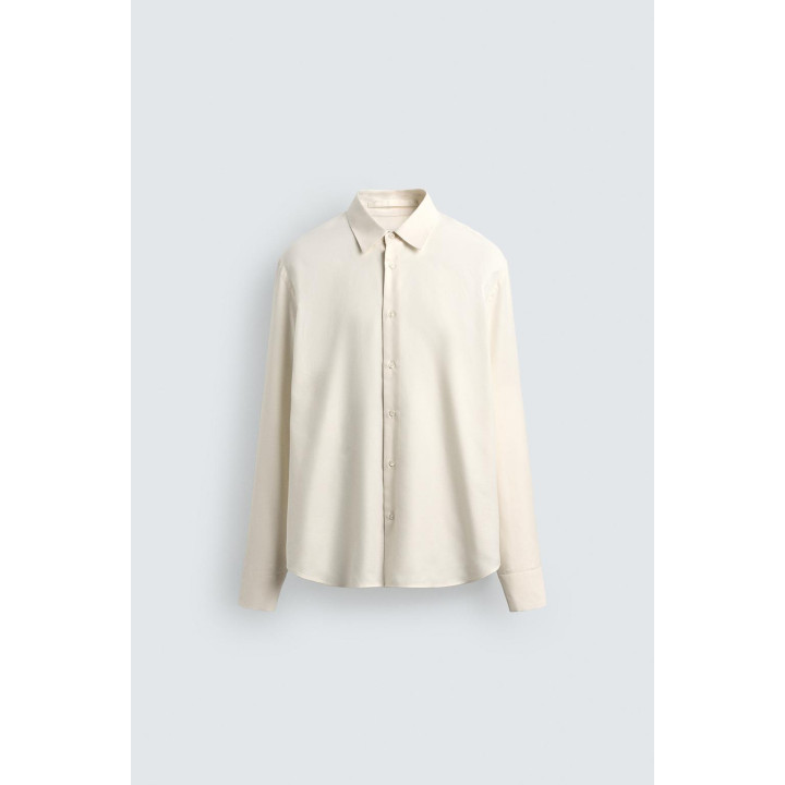 РУБАШКА ИЗ ХЛОПКА И ШЕРСТИ