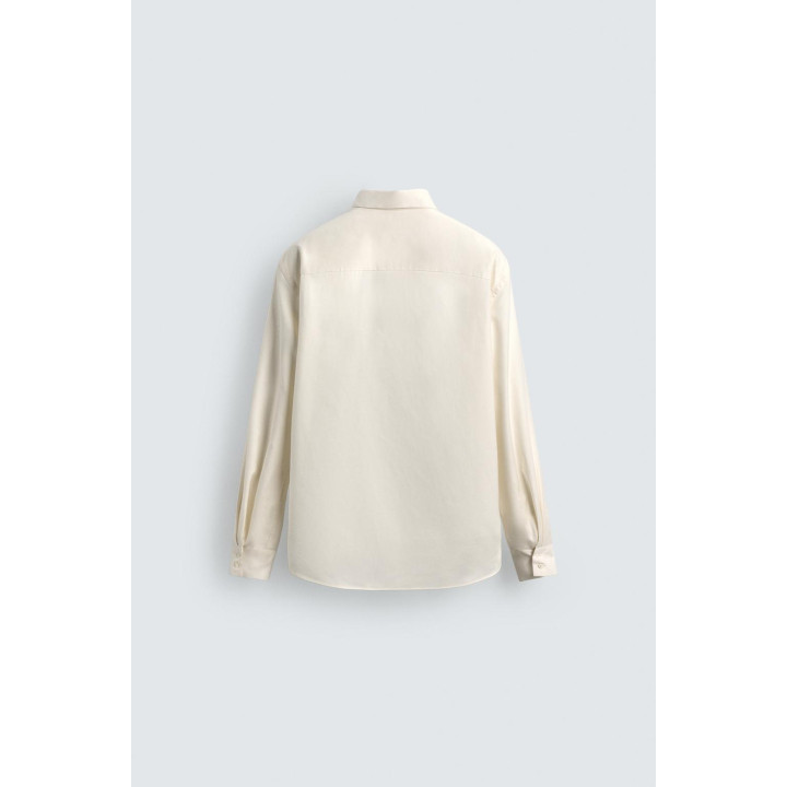 РУБАШКА ИЗ ХЛОПКА И ШЕРСТИ