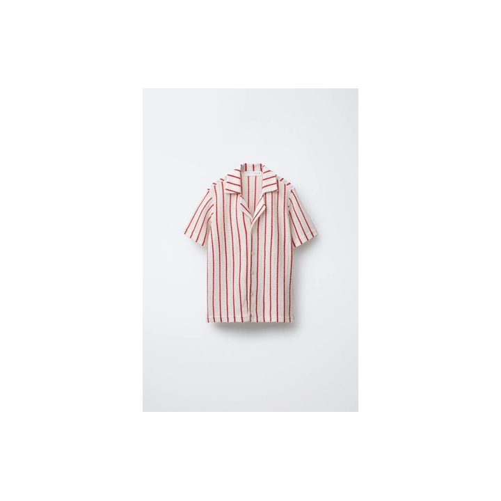 ТРИКОТАЖНАЯ РУБАШКА В ПОЛОСКУ