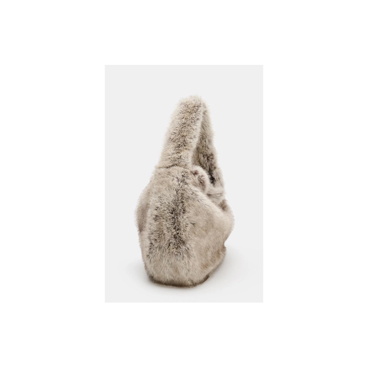 БОЛЬШАЯ СУМКА-МЕШОК ИЗ ИСКУССТВЕННОГО МЕХА