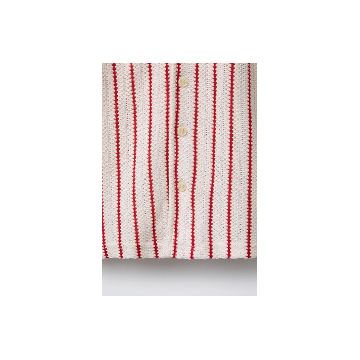 ТРИКОТАЖНАЯ РУБАШКА В ПОЛОСКУ