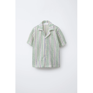 РУБАШКА С ВОЛНИСТЫМ РЕЛЬЕФОМ