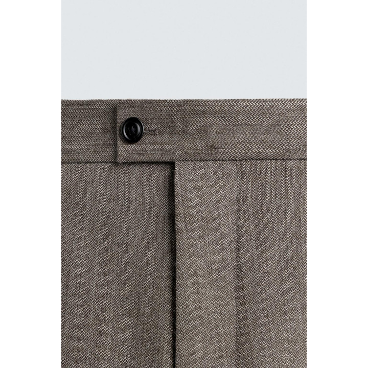 КОСТЮМНЫЕ БРЮКИ ИЗ 100% ШЕРСТИ