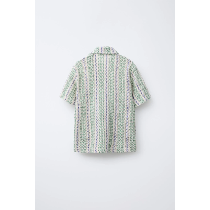 РУБАШКА С ВОЛНИСТЫМ РЕЛЬЕФОМ