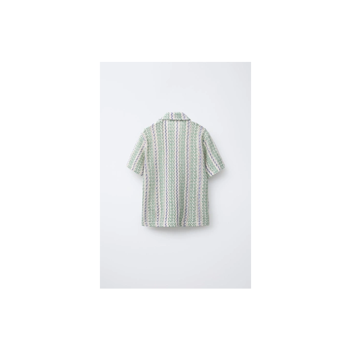 РУБАШКА С ВОЛНИСТЫМ РЕЛЬЕФОМ