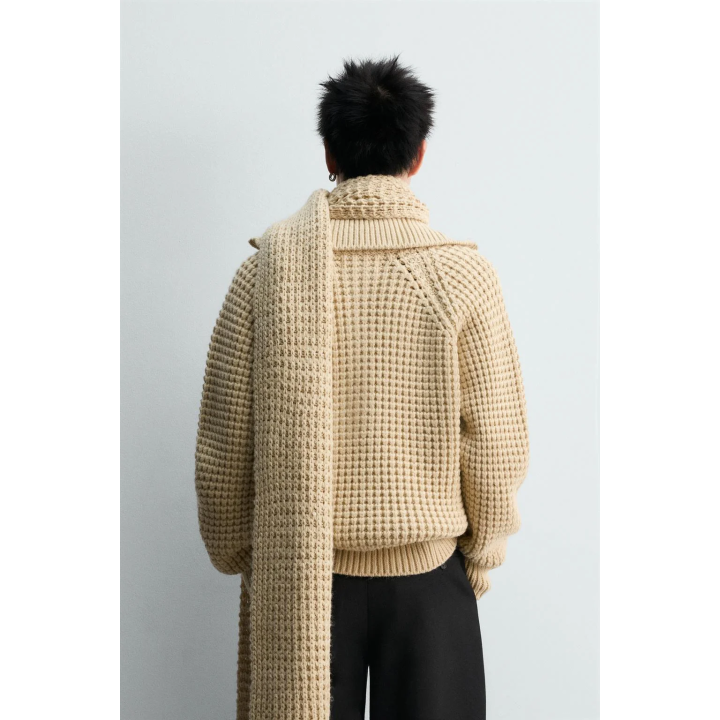 ДЖЕМПЕР ВАФЕЛЬНОЙ ВЯЗКИ LIMITED EDITION