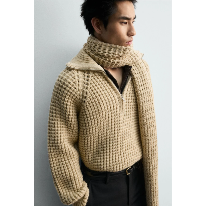 ДЖЕМПЕР ВАФЕЛЬНОЙ ВЯЗКИ LIMITED EDITION