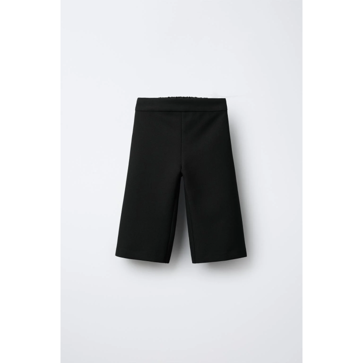 БРЮКИ-КЮЛОТЫ С ЭЛАСТИЧНЫМ ПОЯСОМ