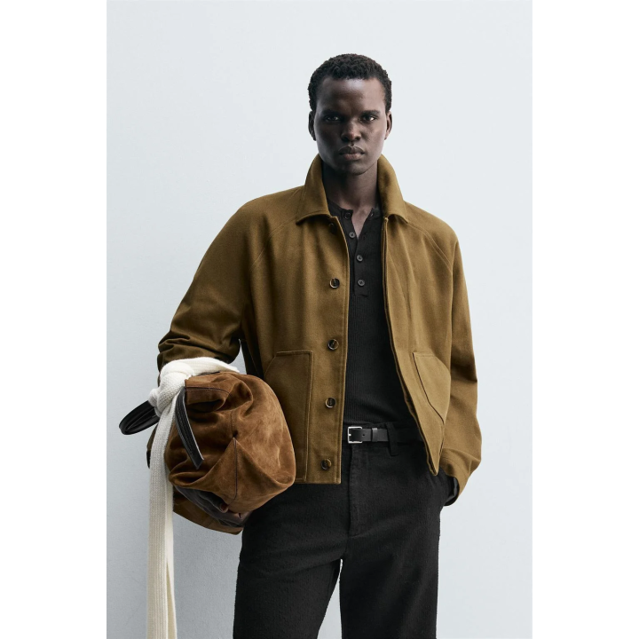 Куртка из хлопкового саржевого полотна