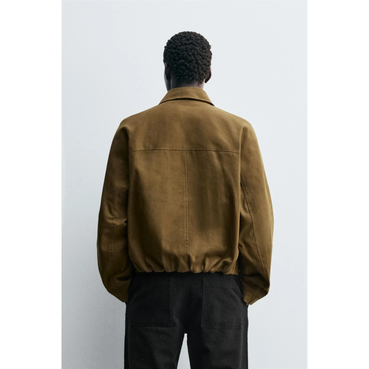 Куртка из хлопкового саржевого полотна