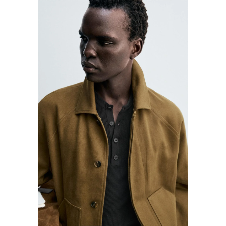 Куртка из хлопкового саржевого полотна