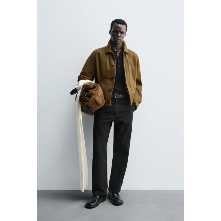 Куртка из хлопкового саржевого полотна