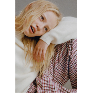 БРЮКИ WIDE LEG С УЗОРОМ «ГУСИНАЯ ЛАПКА»