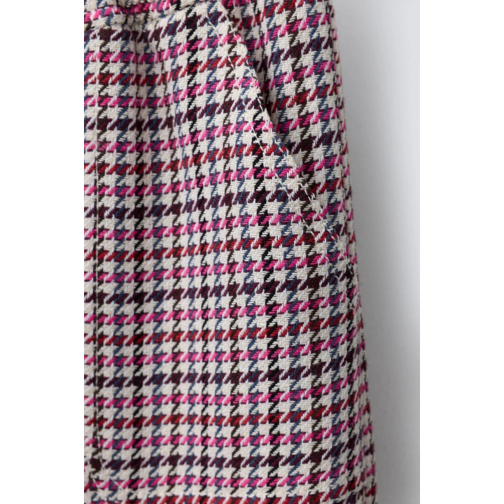 БРЮКИ WIDE LEG С УЗОРОМ «ГУСИНАЯ ЛАПКА»