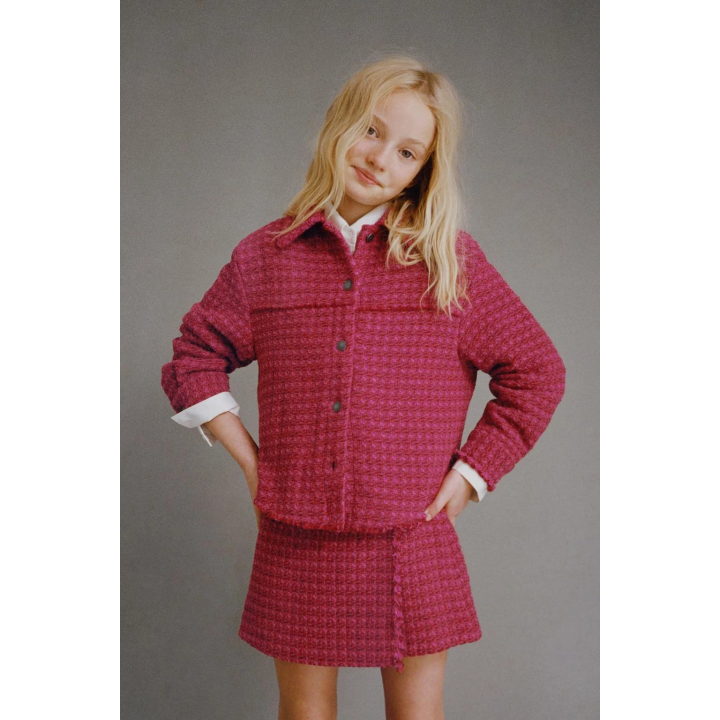 ЮБКА-ШОРТЫ С НЕОБРАБОТАННЫМ КРАЕМ