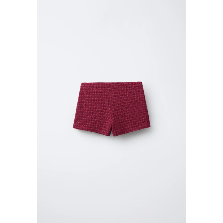 ЮБКА-ШОРТЫ С НЕОБРАБОТАННЫМ КРАЕМ