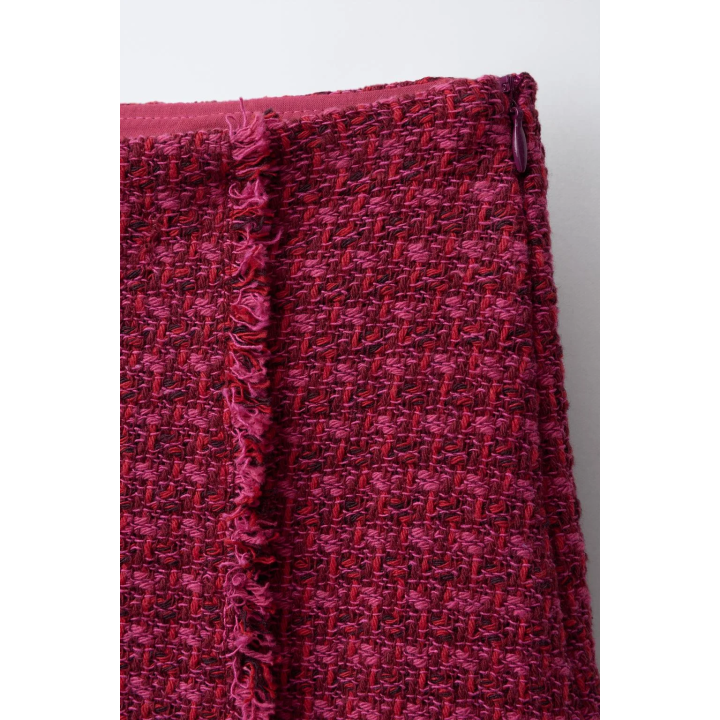 ЮБКА-ШОРТЫ С НЕОБРАБОТАННЫМ КРАЕМ