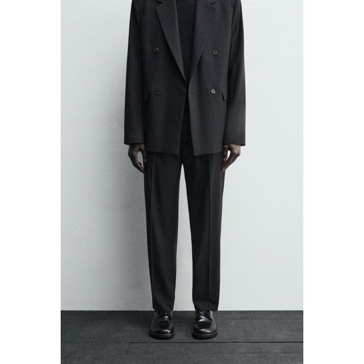 КОСТЮМНЫЕ БРЮКИ В ТОНКУЮ ПОЛОСКУ