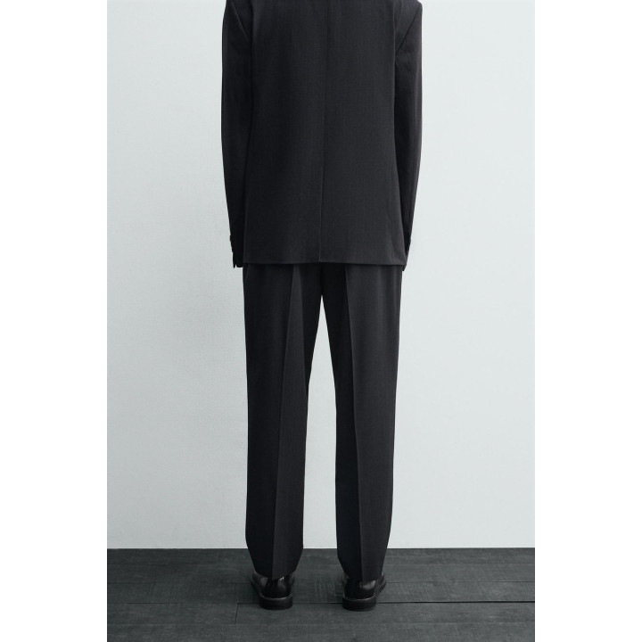 КОСТЮМНЫЕ БРЮКИ В ТОНКУЮ ПОЛОСКУ