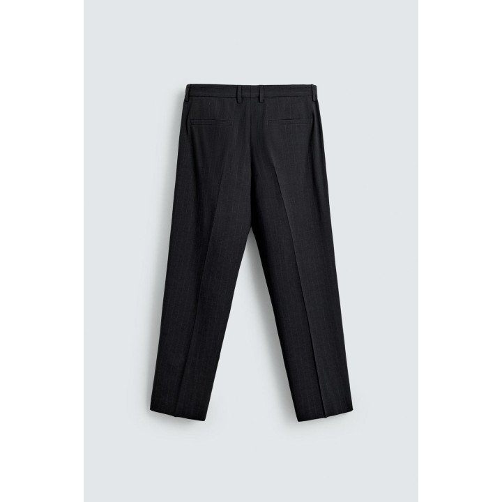 КОСТЮМНЫЕ БРЮКИ В ТОНКУЮ ПОЛОСКУ