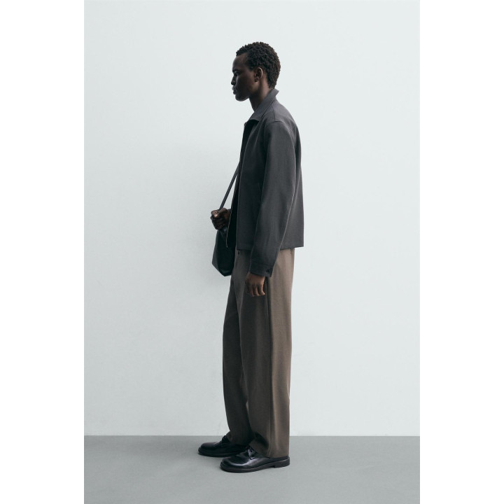 100% шерстяные брюки прямого кроя