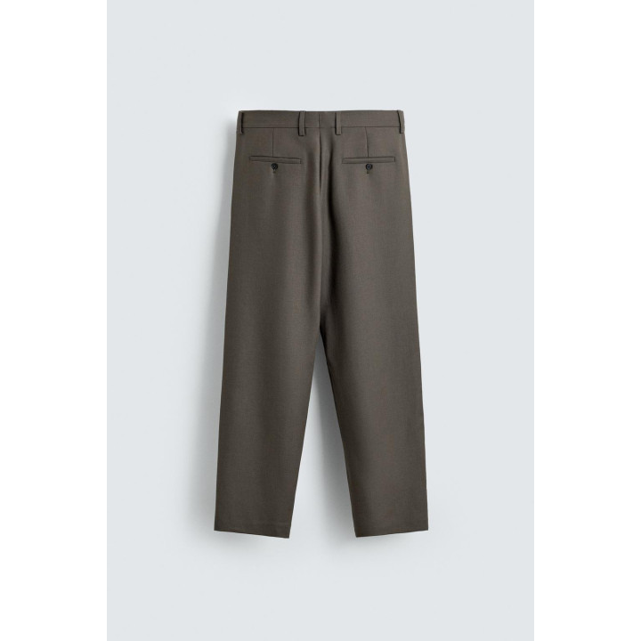 100% шерстяные брюки прямого кроя