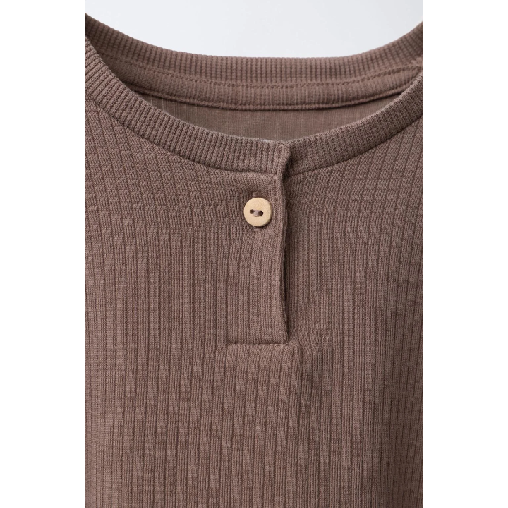 2-6 ЛЕТ/ОДНОТОННАЯ ПИЖАМА В РУБЧИК