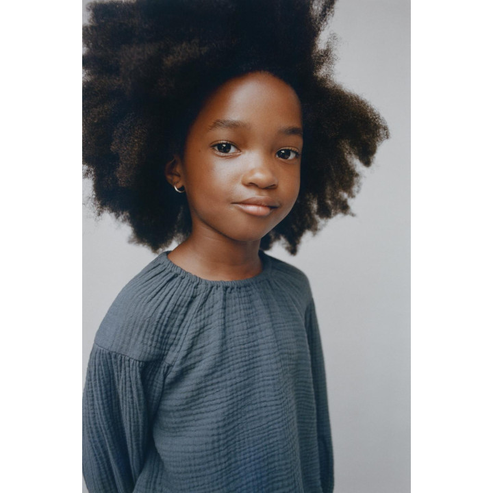 Блузка из хлопковой газы